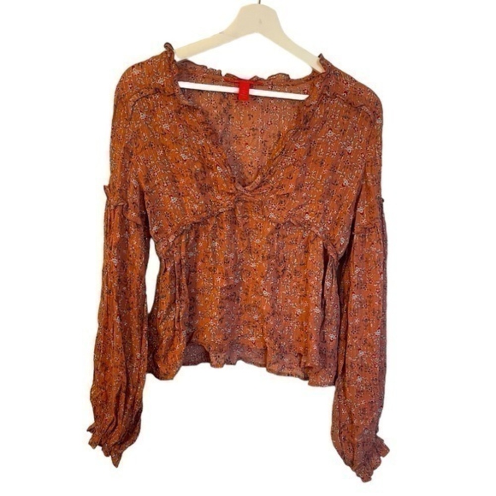 Boho Floral Top